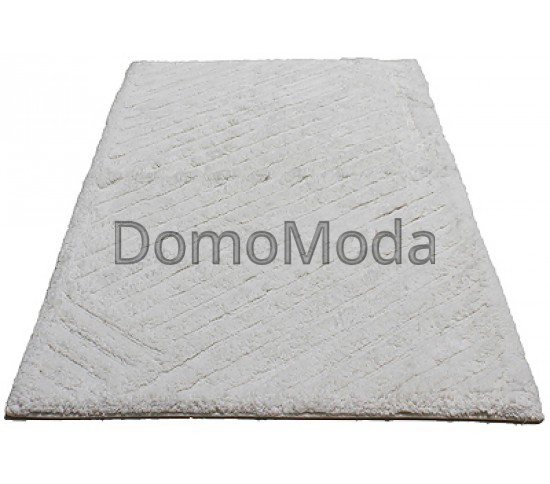 Коврик для ванной Indian Handmade Parket RIS-BTH-5215 WHITE - высокое качество по лучшей цене в Украине